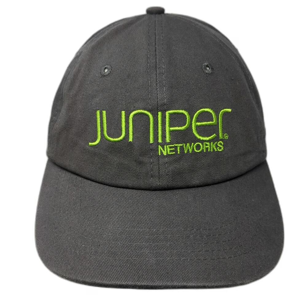 Boundless Juniper Networks Junivator Gray One Size Baseball Cap Hat Adjustable